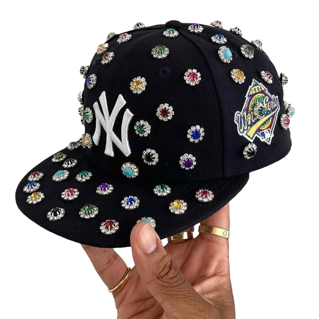 NY Rhinestone New Era Fitted Hat