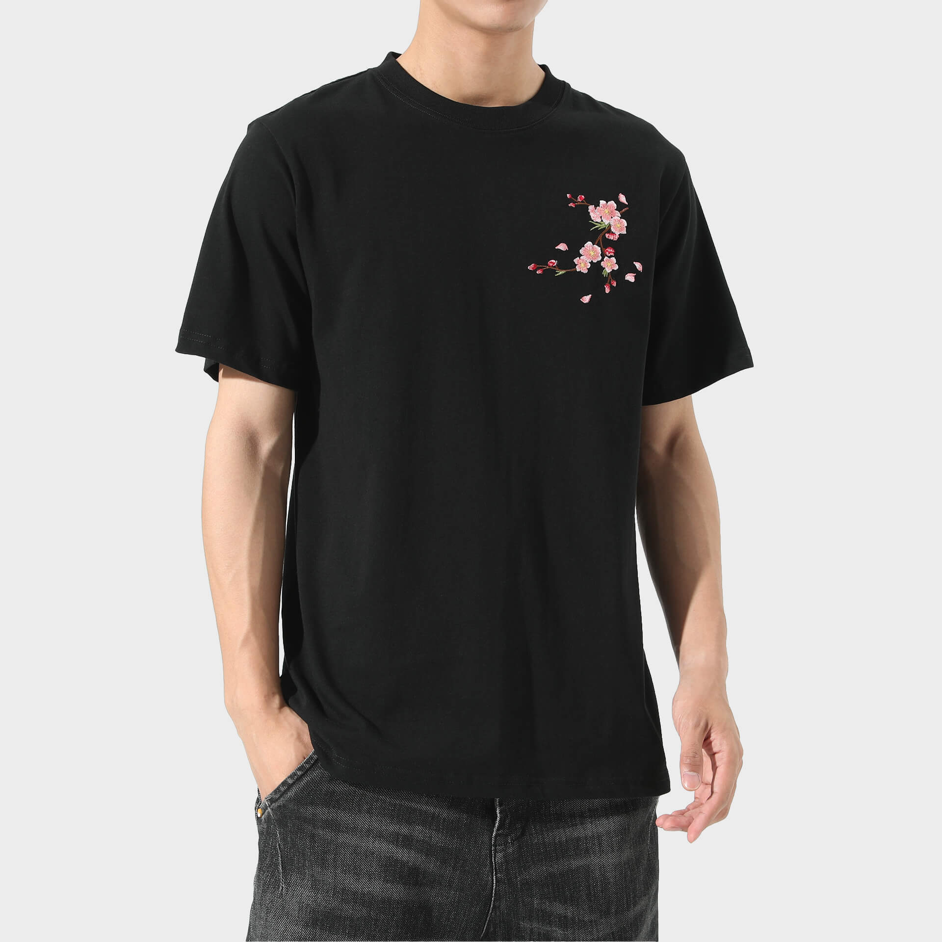 Sakura Embroidered Shirt